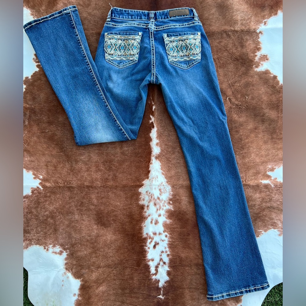 Rock and roll denim mid rise bootcut